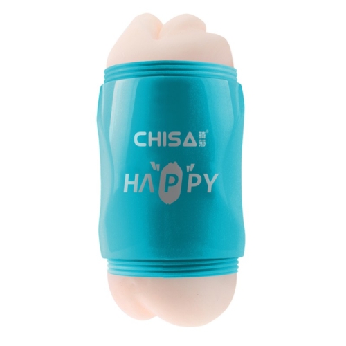Мастурбатор анус и рот для мужчин телесного цвета Chisa Happy Cup Mouth &amp;amp; Ass Masturbator - 2