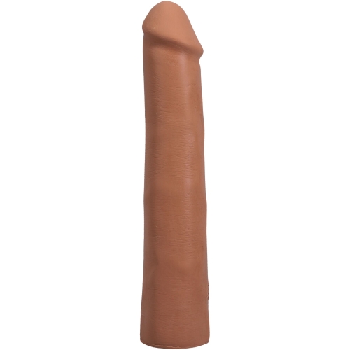 Фалоімітатор реалістичний на присосці бежевий Doc Johnson The Realistic Cock ULTRASKYN - 9 Inch Caramel - 3