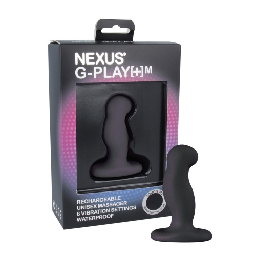 Масажер простати з вібрацією Nexus G-Play Medium Black Чорний Для початківців анатомічної форми Нексус Джі Плей Медіум - 2