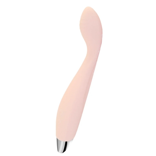 Вагінальний вібратор для точки G пудровий Blue massager Flamingo - 1