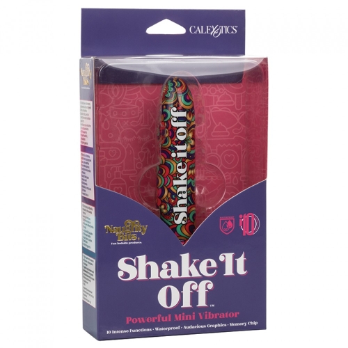 Міні вібратор різнокольоровий California еxotic novelties Shake It Off Mini Vibrator - 8