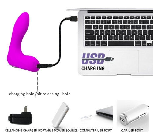Вібратор для простати розширюється силіконовий рожевий PRETTY LOVE LEONARD - 6