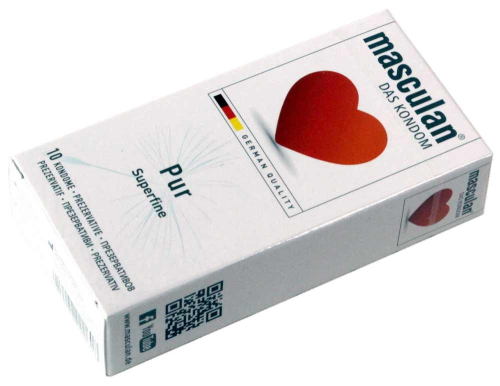 Презервативы ультратонкие прозрачные Masculan Pur 10 штук - 2