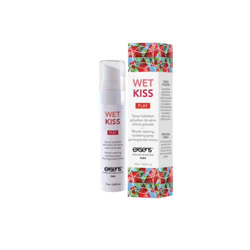 Спрей для посилення слиновиділення зі смаком гранату EXSENS Wet Kiss Pomegranate 15 мл - 1