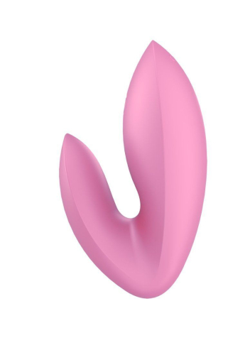 Вибратор на палец для стимуляции клитора и груди розового цвета Satisfyer Love Riot - 1