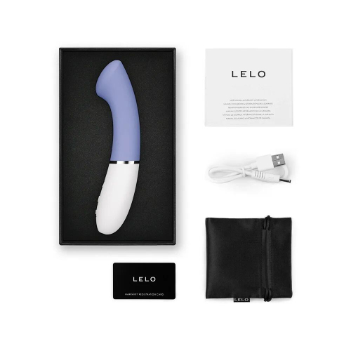 Смарт вибратор для точки G голубого цвета Lelo GIGI 3 Deep - 2