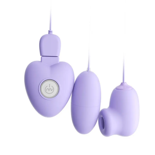 Набор Секс игрушек фиолетового цвета Sexy desires Flirting vibrator - 3