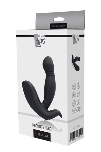 Вибромассажер простаты черного цвета Dream Toys Cheeky Love - 4