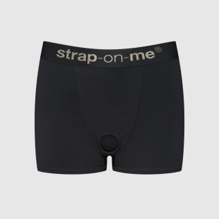 Шорты для страпона черные Strap-On-Me Harness Lingerie Allure размер XL