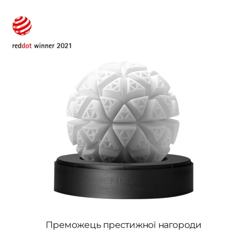 Мастурбатор яйцо для члена TENGA GEO Glacier - 3