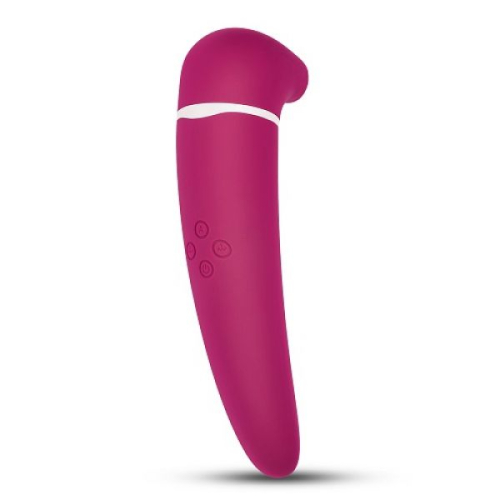 Вакуумный вибратор для клитора розовый Lovetoy Premium Toyz4partner - 3