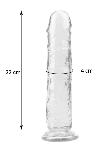 Фалоімітатор на присоску гелевий Love stay with me-SEXTOY PENIS CRISTAL - 6