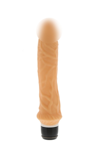 Вибромассажер телесного цвета реалистичный PURRFECT SILICONE CLASSIC 8.5INCH - 1