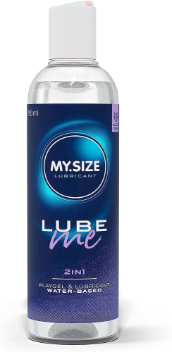 Лубрикант и массажный гель 2в1 My Size Lube Me 250 мл - 1