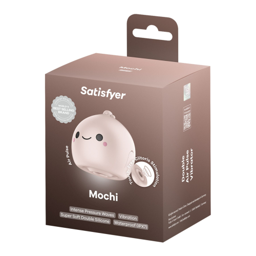 Вакуумний кліторальний бежевий стимулятор Satisfyer Mochi - 5