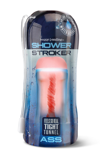 Мастурбатор анус телесного цвета Happy ending Shower stroker self lubricating Аss - 5