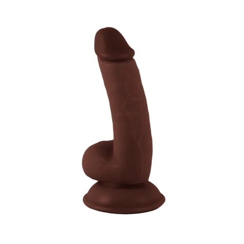 Фалоімітатор реалістичний на присосці Realistic Dong Brown Mr. Rude 6.7 коричневий - 2