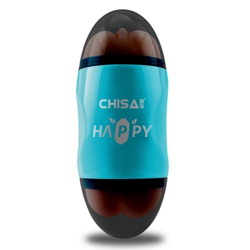 Мастурбатор анус и рот для мужчин телесного цвета Chisa Happy Cup Mouth &amp;amp; Ass Masturbator - 3