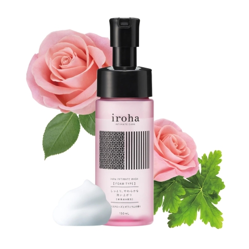 Пена для интимного ухода с ароматом даманской розы Iroha Intimate Wash Foam Type 150 мл - 2