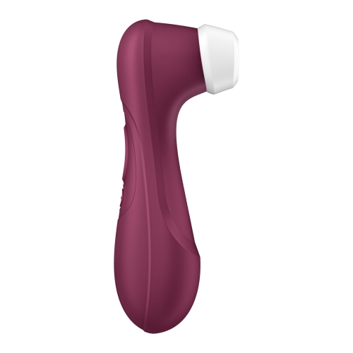 Вібратор з вакуумною стимуляцією клітора червоного кольору Satisfyer Pro 2 Generation 3 with Liquid Air Wine - 3