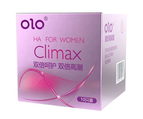 Латексные тонкие текстурированные презервативы с ароматом ванили OLO HA FOR WOMEN Climax 10 штук - 3
