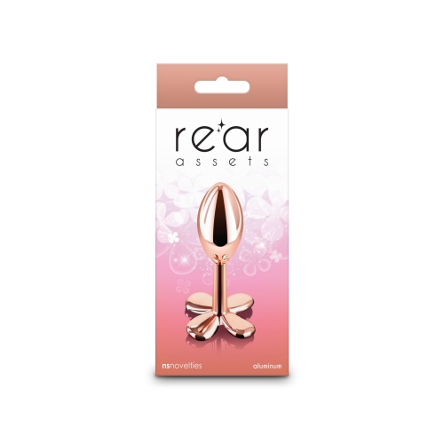 Анальний корок золотистий NS Novelties Rear Assets - Clover - 4