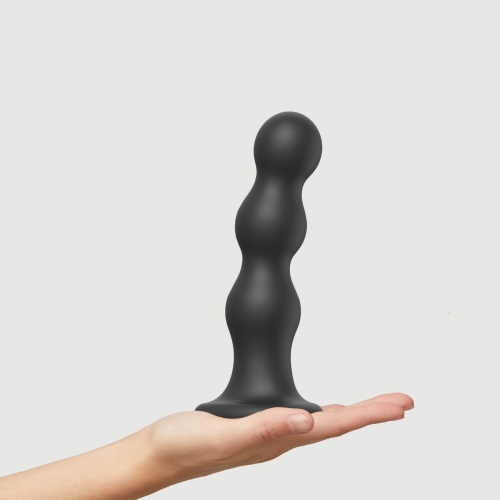 Насадка для страпона силиконовая черная Strap On Me Dildo размер XL - 2