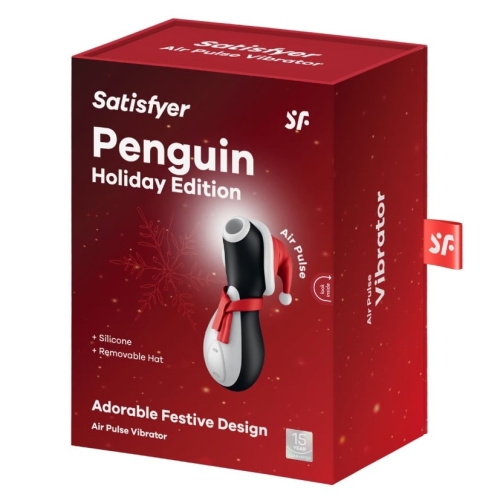 Вакуумный клиторальний стимулятор Satisfyer Penguin Holiday Edition Новогодний - 7