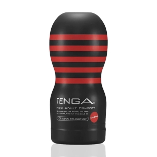 Мастурбатор для члена Глубокая глотка с вакуумным эффектом Tenga (Тенга)  Deep Throat Cup STRONG