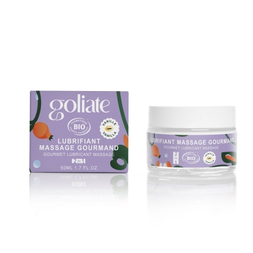 Масажна олія лубрикант з ароматом та смаком ванілі Goliate Couple Gourmand Vanille 50 мл - 1