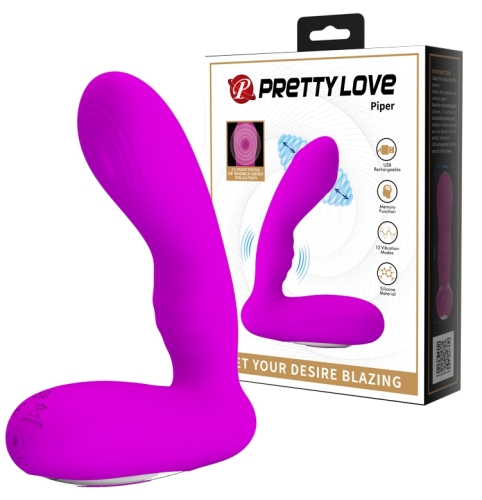 Массажер простаты фиолетового цвета PRETTY LOVE Piper - 1