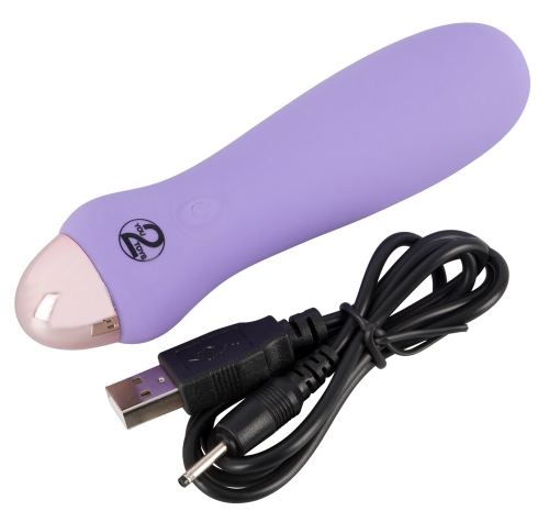 Віброкуль для клітора фіолетового кольору Soft Silicone Cuties Mini Vibrator - 4