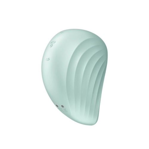 Вакуумний кліторальний міні стимулятор з вібрацією Блакитний Satisfyer Pearl Diver - 4