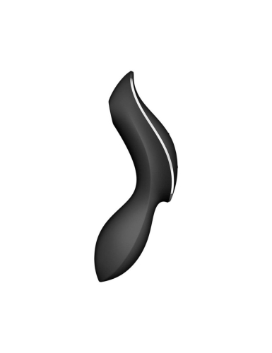 Вакуумний кліторальний вібростимулятор з пульсацією чорний Satisfyer Curvy Trinity 2 - 2