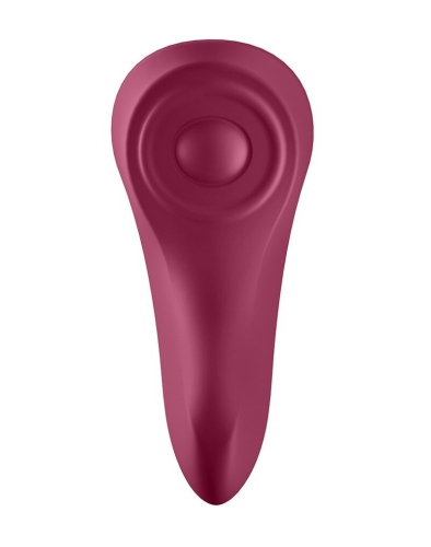 Вібратор в трусики з управлінням через смартфон Satisfyer (Сатісфаер) Sexy Secret бордовий - 5