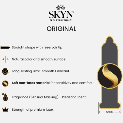 Набір презервативів Original Elite Elite Skyn ​​MIX 5 штук - 2
