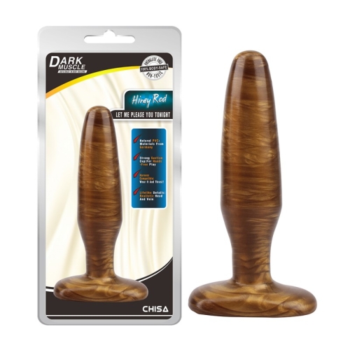 Анальний корок бронзового кольору Chisa Muscle Hiney Rod - 1