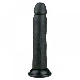Фаллоимитатор реалистичный с присоской черный EasyToys Realistic Dildo 20,5 см
