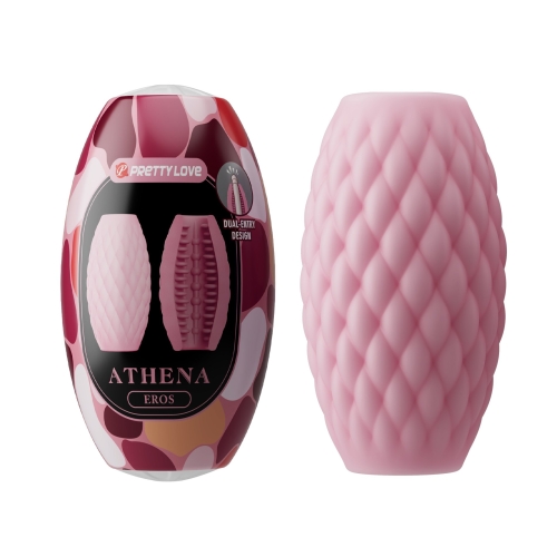 Мастурбатор яйце рожевого кольору Lybaile Pretty Love Athena EROS - 2