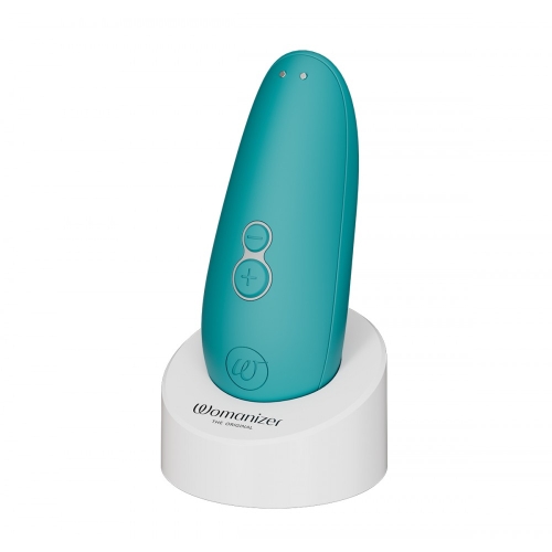 Вакуумный бесконтактный стимулятор для клитора Бирюзовый Womanizer Starlet 3 - 6