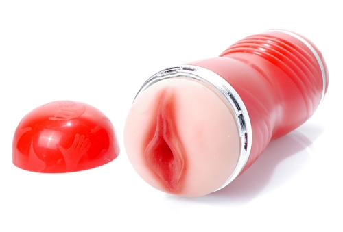 Мастурбатор вагина и ротик в колбе телесного цвета BOSS of TOYS BOSS CLEO Double Delight - 6