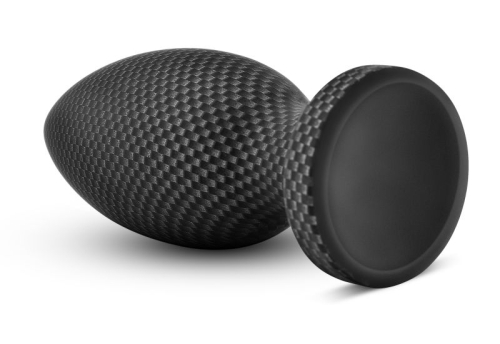 Анальна пробка з вуглецевого волокна SPARK SILICONE PLUG SMALL CARBON FIBER - 3