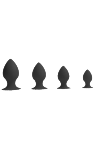 Анальний корок чорного кольору XISE Anal plugs розмір L - 5