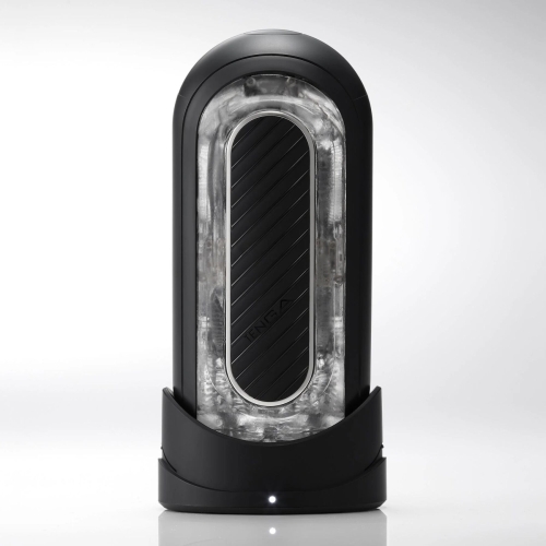 Мастурбатор с вибрацией черного цвета Tenga Flip Zero Gravity Electronic Vibration - 4