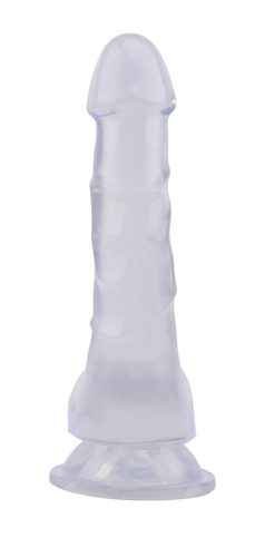 Фалоімітатор на присоску реалістичний прозорий CHISA 7.7 Inch Dildo Clear - 3