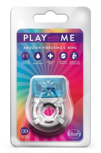 Ерекційне віброкільце синього кольору Blush PLAY WITH ME ONE NIGHT STAND - 2
