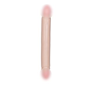 Двосторонній фалоімітатор реалістичний тілесного кольору California exotic novelties Smooth Double Dong Blackjack