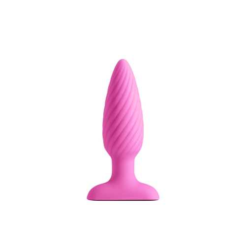 Анальная вибропробка розовая NS Novelties INYA - Swirl - 1