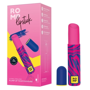 Клиторальный вибратор в виде губной помады розовый Romp Lipstick