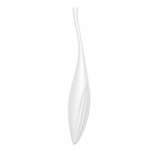Смарт вибратор для клитора белого цвета Satisfyer Twirling joy - 4